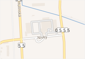Nivky v obci Přerov - mapa ulice