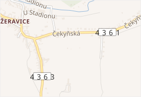 Pod Lapačem v obci Přerov - mapa ulice