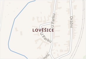 Přerov III-Lověšice v obci Přerov - mapa části obce