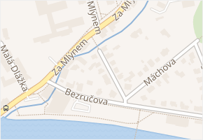 Riedlova v obci Přerov - mapa ulice