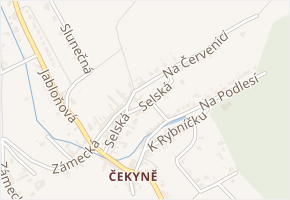 Selská v obci Přerov - mapa ulice