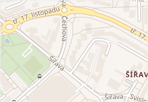 Šířava v obci Přerov - mapa ulice