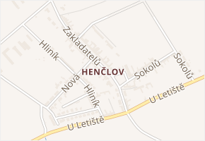 Slepá v obci Přerov - mapa ulice