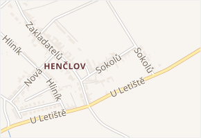 Sokolů v obci Přerov - mapa ulice