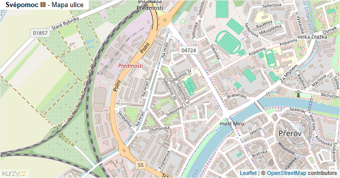 Svépomoc III - mapa ulice