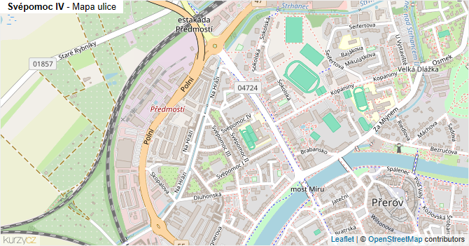 Svépomoc IV - mapa ulice