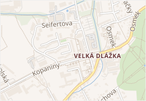 Svornosti v obci Přerov - mapa ulice