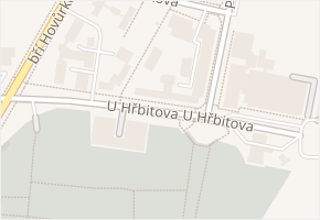 U hřbitova v obci Přerov - mapa ulice