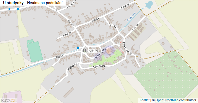 U studynky - mapa podnikání