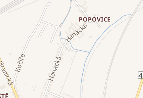 U trati v obci Přerov - mapa ulice