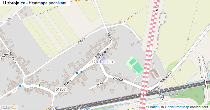 U zbrojnice - mapa podnikání