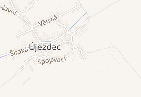 Ulička v obci Přerov - mapa ulice