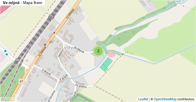 Ve mlýně - mapa firem
