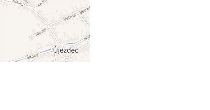 Větrná v obci Přerov - mapa ulice