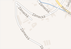 Zámecká v obci Přerov - mapa ulice