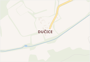 Dučice v obci Přerubenice - mapa ulice