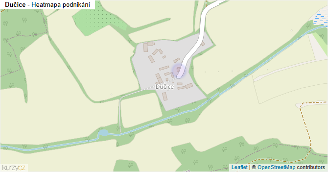 Dučice - mapa podnikání