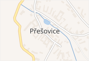 Přešovice v obci Přešovice - mapa části obce
