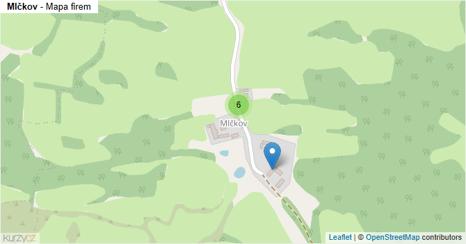 Mlčkov - mapa firem