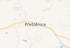 Přeštěnice v obci Přeštěnice - mapa části obce