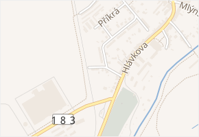 Pohorská v obci Přeštice - mapa ulice