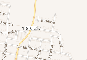 Slunečná v obci Přeštice - mapa ulice