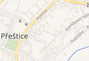 Veleslavínova v obci Přeštice - mapa ulice