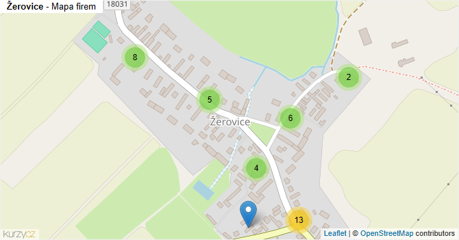 Žerovice - mapa firem