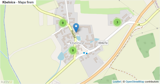 Kbelnice - mapa firem