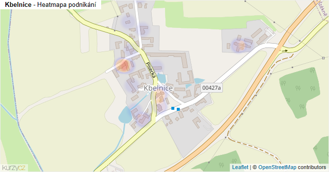 Kbelnice - mapa podnikání