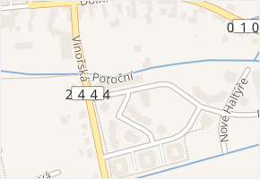 Pod Zahrady v obci Přezletice - mapa ulice