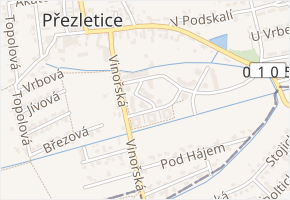 Staré Haltýře v obci Přezletice - mapa ulice