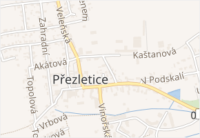 Ve Dvorci v obci Přezletice - mapa ulice
