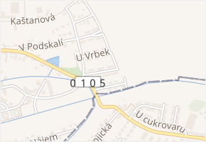Za Rybníkem v obci Přezletice - mapa ulice