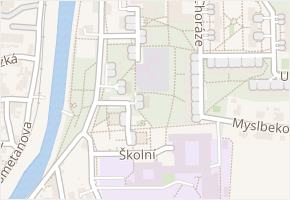 dr. Čejky v obci Příbor - mapa ulice