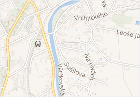 Erbenova v obci Příbor - mapa ulice