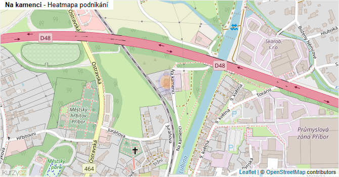 Na kamenci - mapa podnikání
