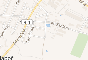 Alisova v obci Příbram - mapa ulice
