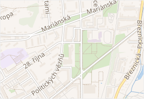 Ant. Dvořáka v obci Příbram - mapa ulice