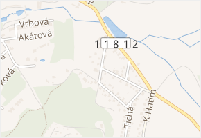 Barandovská v obci Příbram - mapa ulice