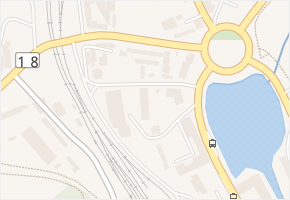 Dělostřelecká v obci Příbram - mapa ulice