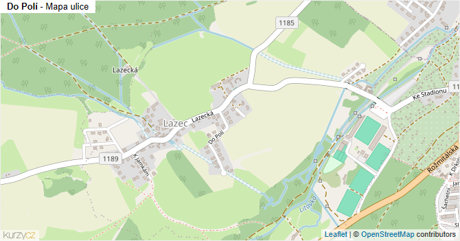 Do Polí - mapa ulice