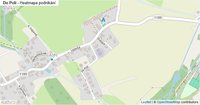 Do Polí - mapa podnikání