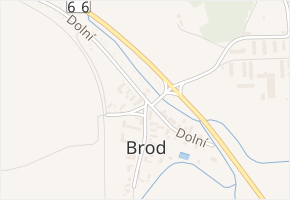 Dolní v obci Příbram - mapa ulice