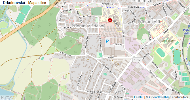 Drkolnovská - mapa ulice