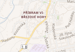Havířská v obci Příbram - mapa ulice