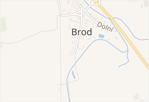 Horní v obci Příbram - mapa ulice