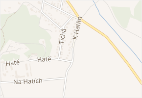 K Hatím v obci Příbram - mapa ulice
