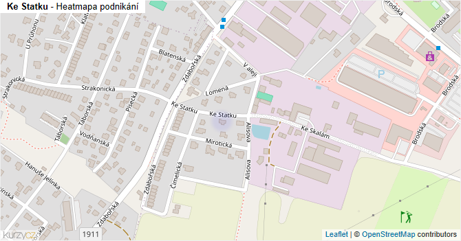 Ke Statku - mapa podnikání