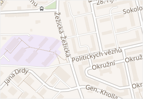 Kremnická v obci Příbram - mapa ulice